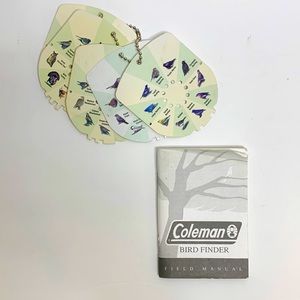 Coleman | Bird Finder 2003 Field Manuel | Set of 5 Bird Breed Cards Hiking Camp